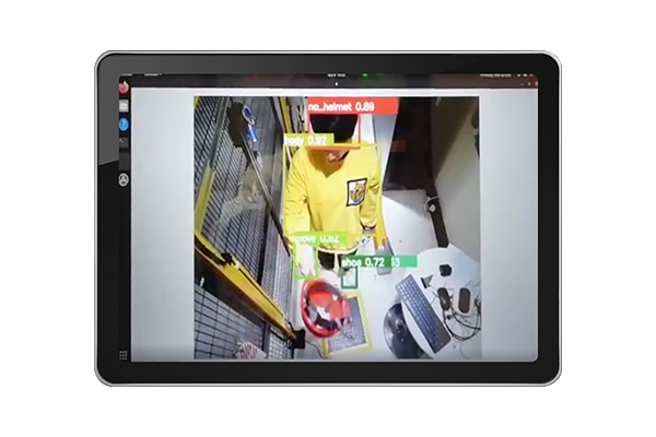 PPE identification terminals using edge computing systems